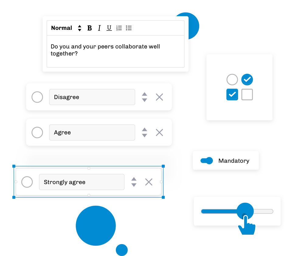 Qigu Rate create assessments in minutes